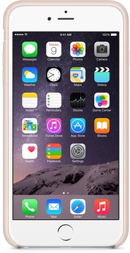 Apple iPhone 6 Plus Leather Case Soft Pink (MGQW2)