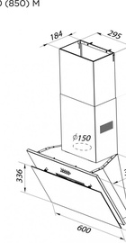 Pyramida NR-MG 60 (850) M BL