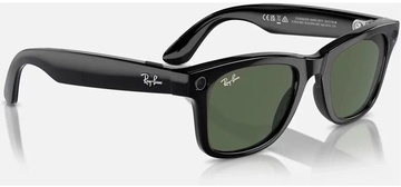 Ray-Ban Смарт-окуляри Meta Wayfarer Shiny Black Frame Green Lenses (RW4006 601/71 50-22)