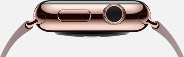 Apple Watch Edition 38mm 18-Karat Rose Gold Case with Rose Gray Modern Buckle (MJ3K2)