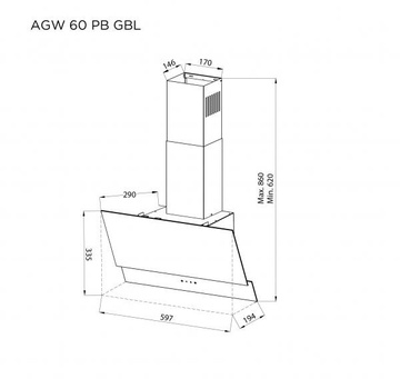 Pyramida AGW 60 PB GWH