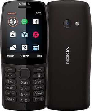 Nokia 210 Dual SIM 2019 Black (16OTRB01A02)