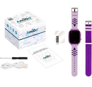 AmiGo GO005 4G WIFI Thermometer Purple