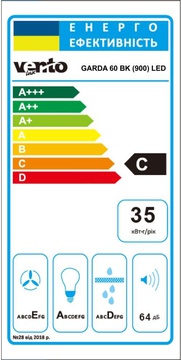 Ventolux GARDA 60 BK (900) LED