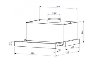 Minola HTLS 6634 BLF 1000 LED GLASS