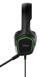 iPega PG-R006 с регулируемым микрофоном (Черно-зеленый)