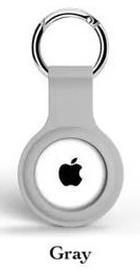 Apple AirTag Silicone Key Ring Grey
