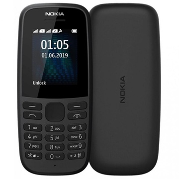 Nokia 105 SS 2019 Black Slim Box (16KIGB01A19)