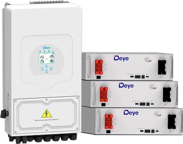 Deye SUN-10K-SG04LP3-EU-3DY15.36K-LFP-W 10kW 15.36kWh 3BAT LiFePO4 6000 циклів