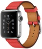 Apple Watch Hermes 38mm Series 2 Stainless Steel Case with Rose Jaipur Epsom Leather Single Tour (MNQ62)