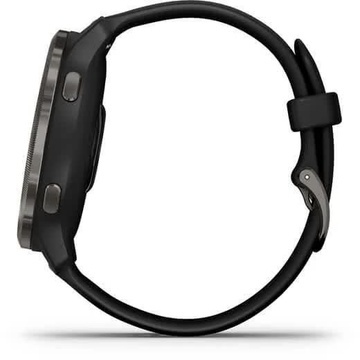 Garmin Venu 2 Slate Stainless Steel Bezel with Black Case and Silicone Band (010-02430-11/01)