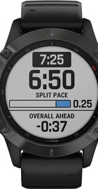 Garmin Fenix 6 Pro Sapphire Сarbon Grey DLC with Black Band (010-02158-11) (UA)