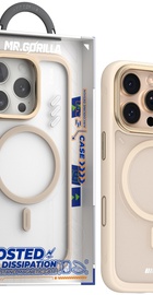 Blueo Frosted HEAT DISSIPATION Case for iPhone 16 Pro Max with MagSafe Gold
