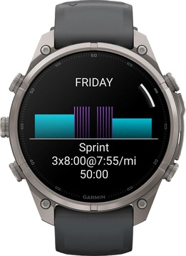 Garmin Fenix 9 Pro inReach 47mm Titanium with Graphite/Black Silicone Band (010-04336-20/21)