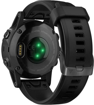 Garmin Fenix 5S Plus Sapphire Black with Black Band (010-01987-03)