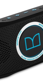 Monster SuperStar BackFloat High Definition Black with Neon Blue