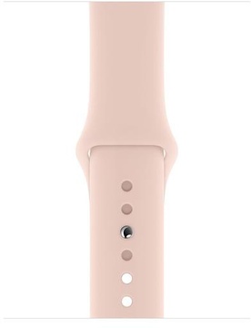 Apple Watch Series 5 GPS + Cellular 40mm Gold Aluminum Case with Pink Sand Sport Band (MWWP2)