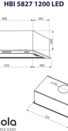Minola HBI 5827 BL 1200 LED