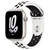 Apple Watch Nike Series 8 GPS 45mm Starlight Aluminum Case with Summit White/Black Nike Sport Band (MPH13)