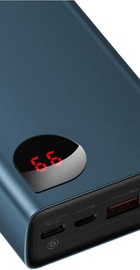 Baseus Adaman Metal Digital Display Quick Charge Power Bank 65W 20000mAh Blue (PPIMDA-D03)