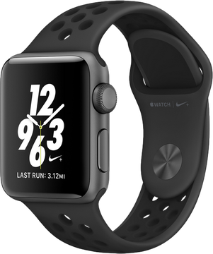 Apple Watch Nike+ 38mm Series 2 Space Gray Aluminum Case with Anthracite/Black Nike Sport Band (MQ162)