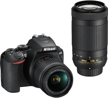 Nikon D3500 kit (18-55mm VR + 70-300mm VR)