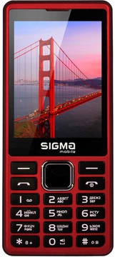 Sigma mobile X-style 36 Point Red