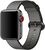 Apple Watch 38mm/40mm/41mm/42mm Black Check Woven Nylon (MQV92)