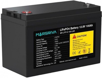 Marsriva LiFePO4 12,8V 100Ah (MR-LFP12-100-LAR)