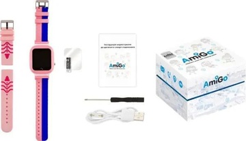 AmiGo GO004 Splashproof Camera+LED Pink