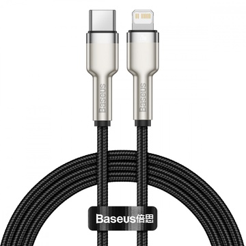 Baseus Cafule Metal Type-C to Lightning PD 20W (2m) Black