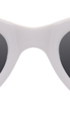Winla Fashion Design Cat Eye Sunglasses Women White/Grey (model WL1127)