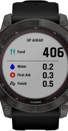 Garmin Fenix 7X Sapphire Solar Carbon Gray DLC Titanium with Black Band (010-02541-10/11/34)