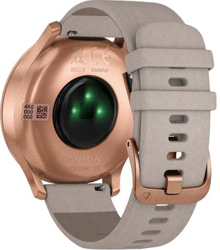 Garmin VIVOMOVE HR PREMIUM ROSE-GOLD WITH GREY SUEDE BAND ONE-SIZE (010-01850-09/A9)