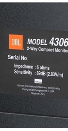 JBL Studio Monitor 4306
