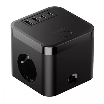 Baseus PowerCombo Cube Power Strip 3xAC+2xUSB+2xType-C 30W (1.5m)