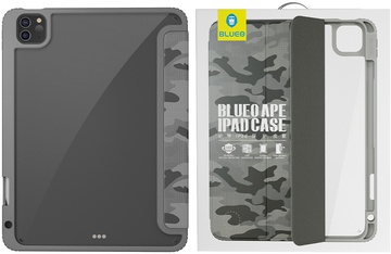 Blueo Ape Case with Leather Sheath for iPad 12.9'' (2020-2022) Camo Grey