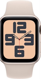 Apple Watch SE 2 GPS 40mm Starlight Aluminium Case with Starlight Sport Band S/M (MR9U3)