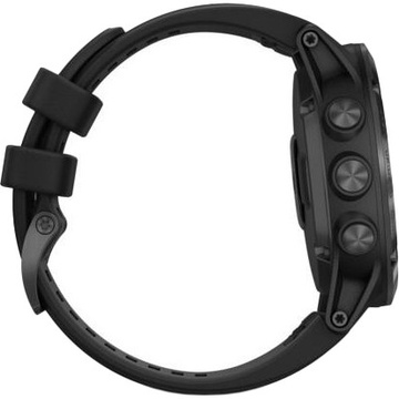 Garmin Fenix 5x Plus Sapphire Black with Black Band (010-01989-01)