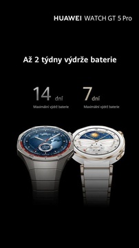 HUAWEI Watch GT 5 Pro 46 mm Titanium (55020DKB)