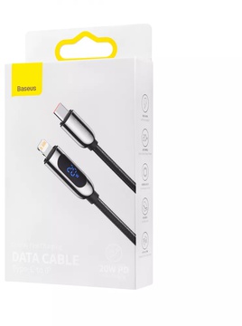 Baseus Display Fast Charging Type-C to Lightning 20W (2m) Black