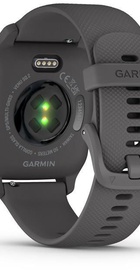 Garmin Venu Sq 2 Slate Aluminum Bezel with Shadow Gray Case and Silicone Band (010-02701-00/10)