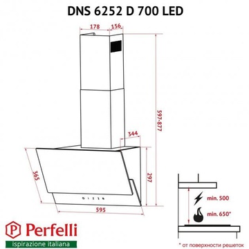 Perfelli DNS 6272 D 700 SG LED