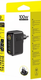 Baseus PicoGo AE21 100W (2Type-C + USB) + Cable Type-C to Type-C 100W (1.5m)