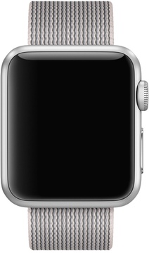 Apple Woven Nylon for Watch 42mm/44mm/45mm/46mm/49mm Pearl (MMA72)