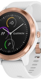 Garmin Vivoactive 3 White with Rose Gold Hardware White (010-01769-07)