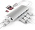 Satechi Type-C Multi-Port Adapter 4K with Ethernet V2 Silver (ST-TCMA2S)