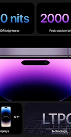 Apple iPhone 14 Pro 128GB Deep Purple (MQ0G3)