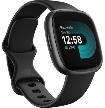 Fitbit Versa 4 Black/Graphite (FB523BKBK)