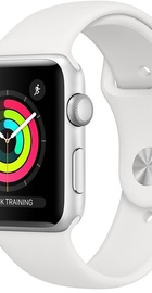 Apple Watch Series 3 GPS 42mm Silver Aluminium Case with White Sport Band (MTF22)